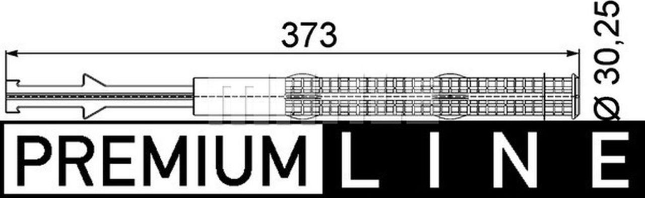 MAHLE PC Filter-drier and accumulator AD184000P