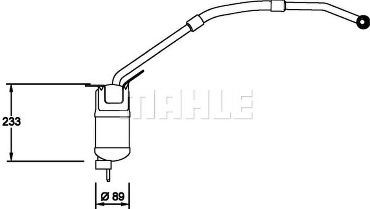 MAHLE PC Filter-drier and accumulator AD273000P