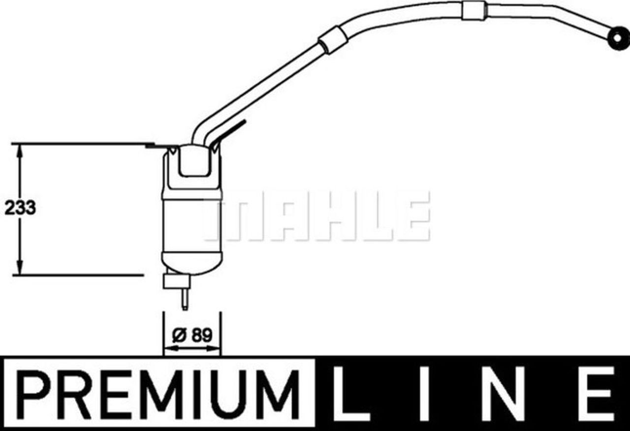 MAHLE PC Filter-drier and accumulator AD273000P