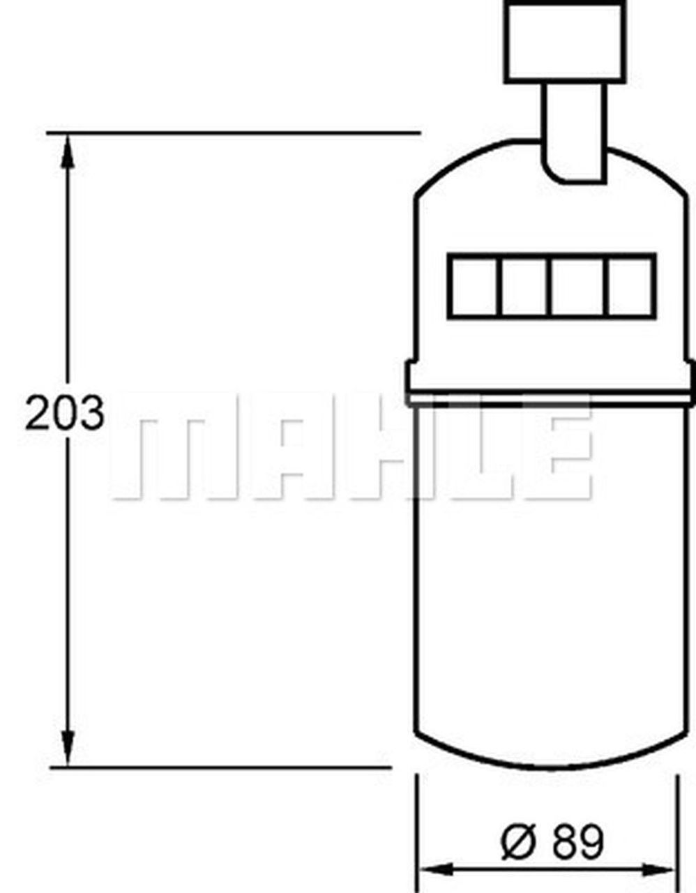 MAHLE PC Filter-drier and accumulator AD275000S