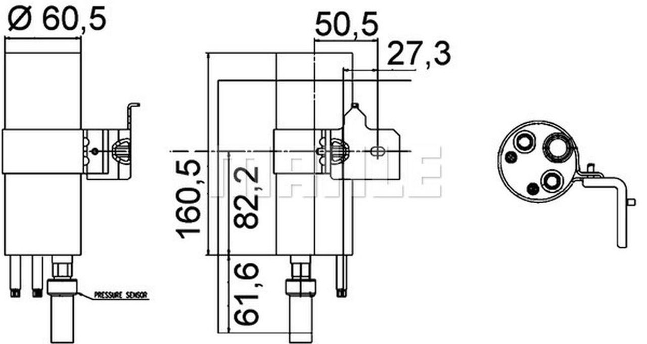 MAHLE PC Filter-drier and accumulator AD290000P