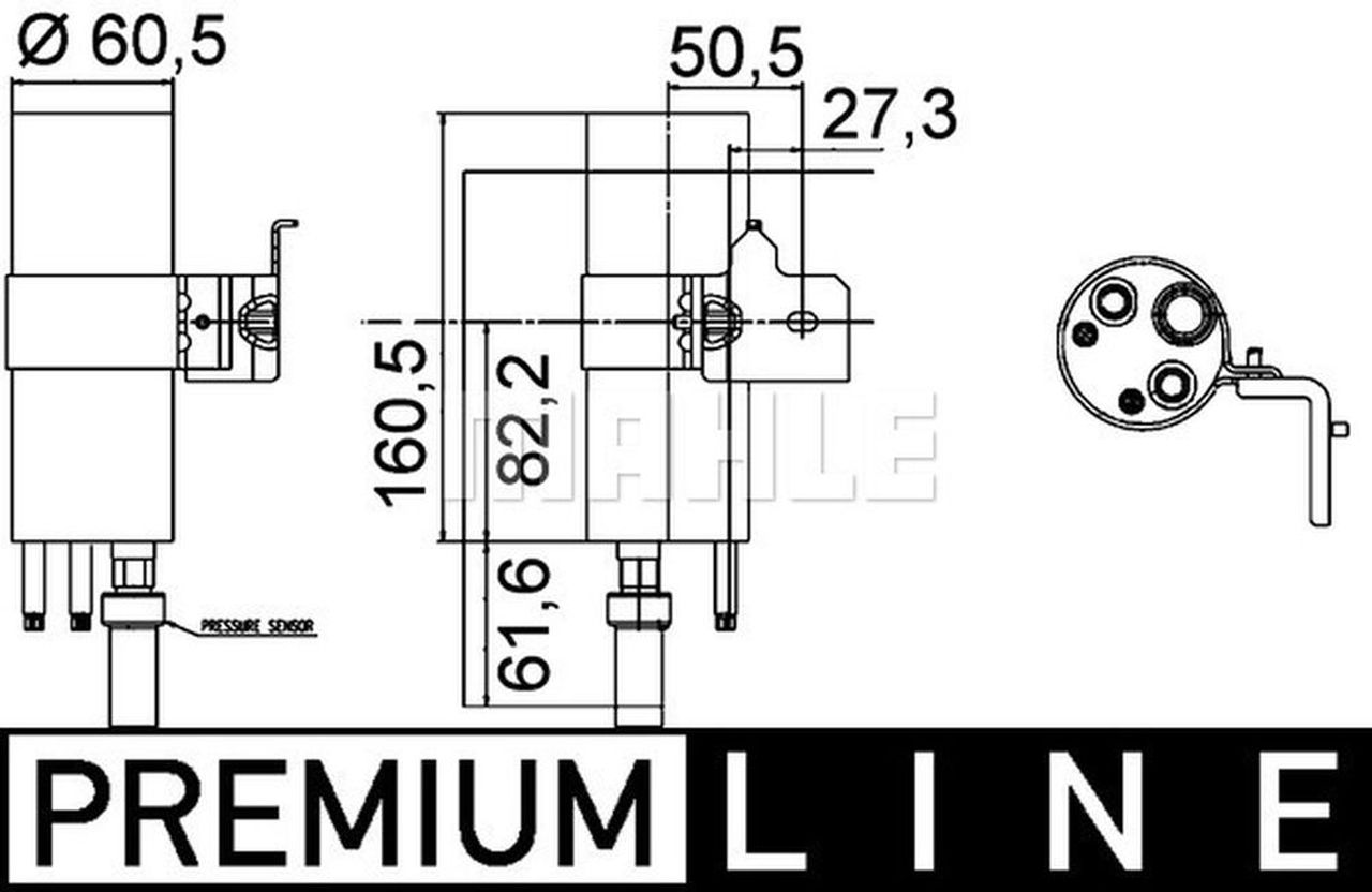 MAHLE PC Filter-drier and accumulator AD290000P