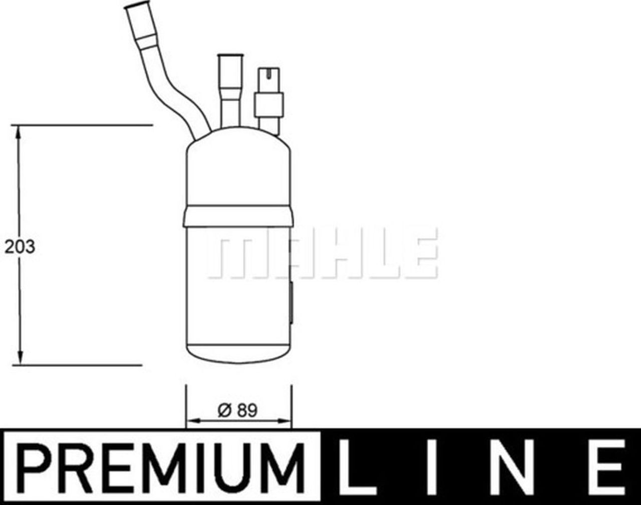 MAHLE PC Filter-drier and accumulator AD40000P