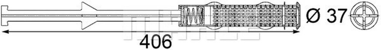 MAHLE Truck/Bus Filter-drier and accumulator AD59000P