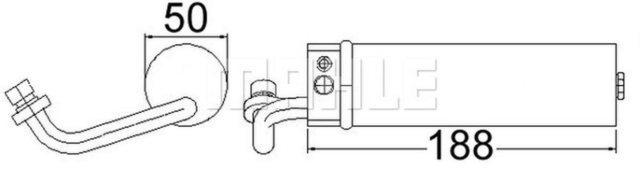 MAHLE PC Filter-drier and accumulator AD68000S
