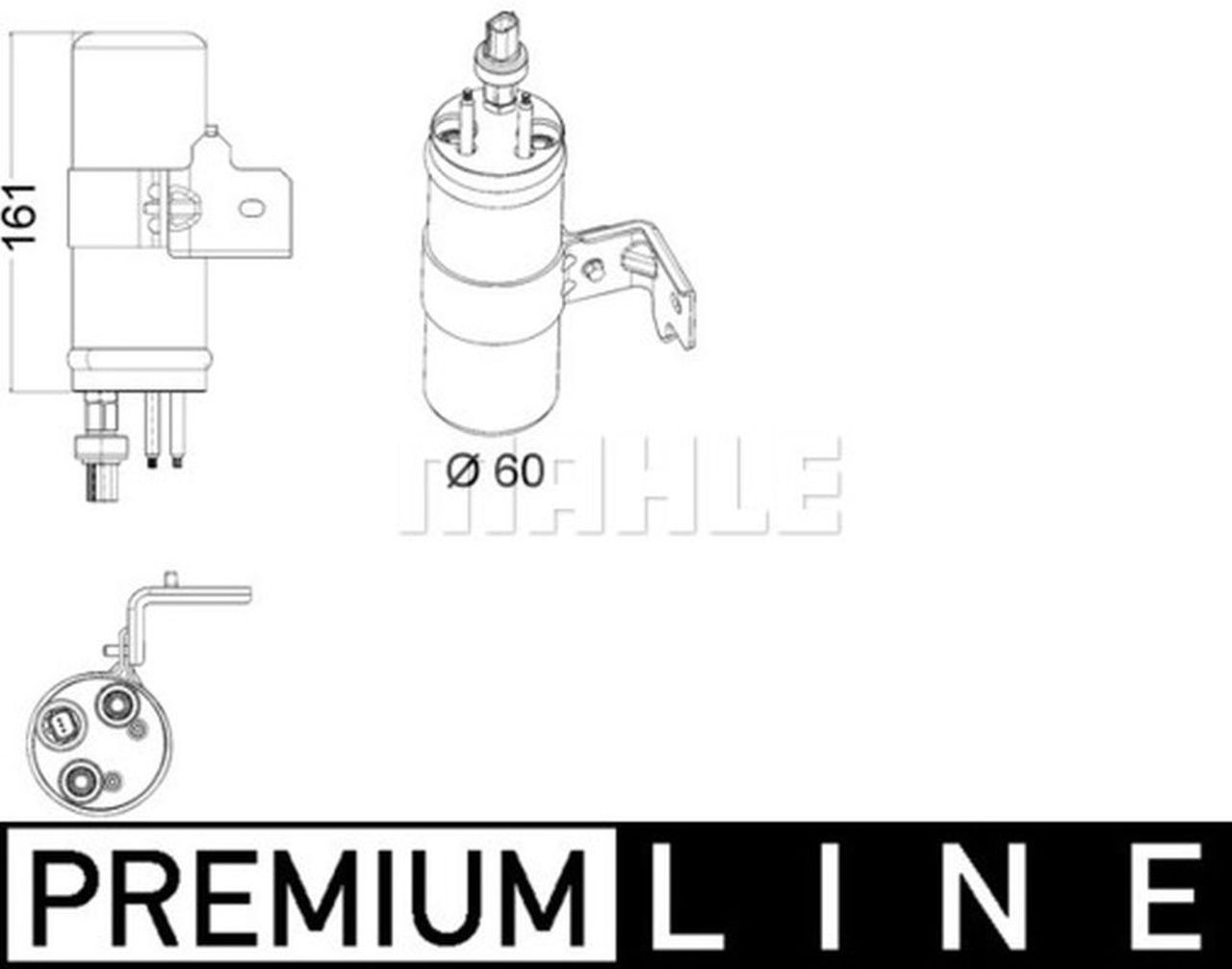 MAHLE PC Filter-drier and accumulator AD6000P