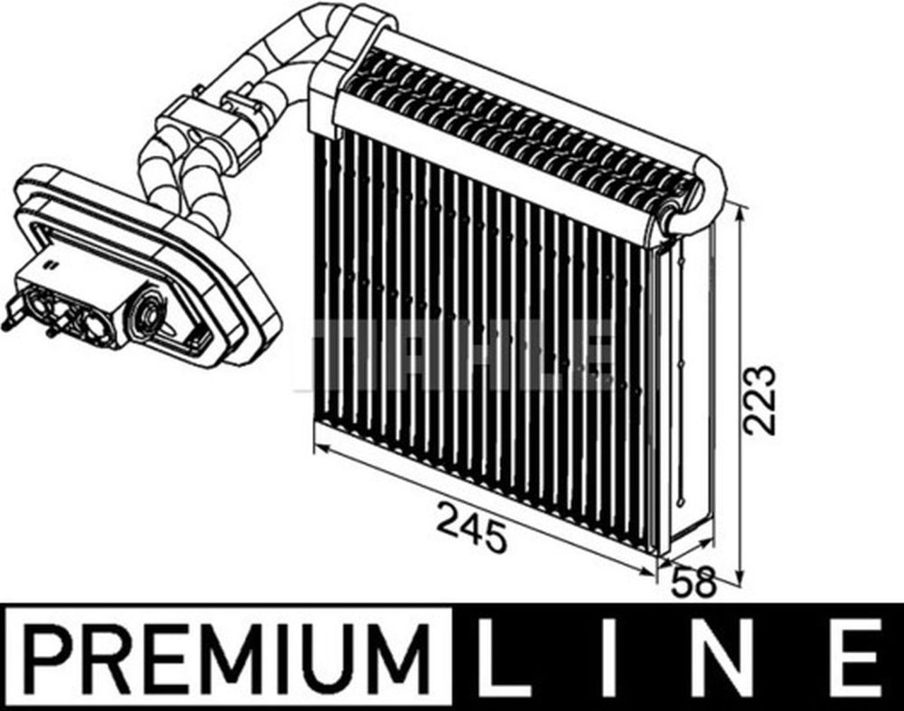 MAHLE PC Evaporator AE100000P