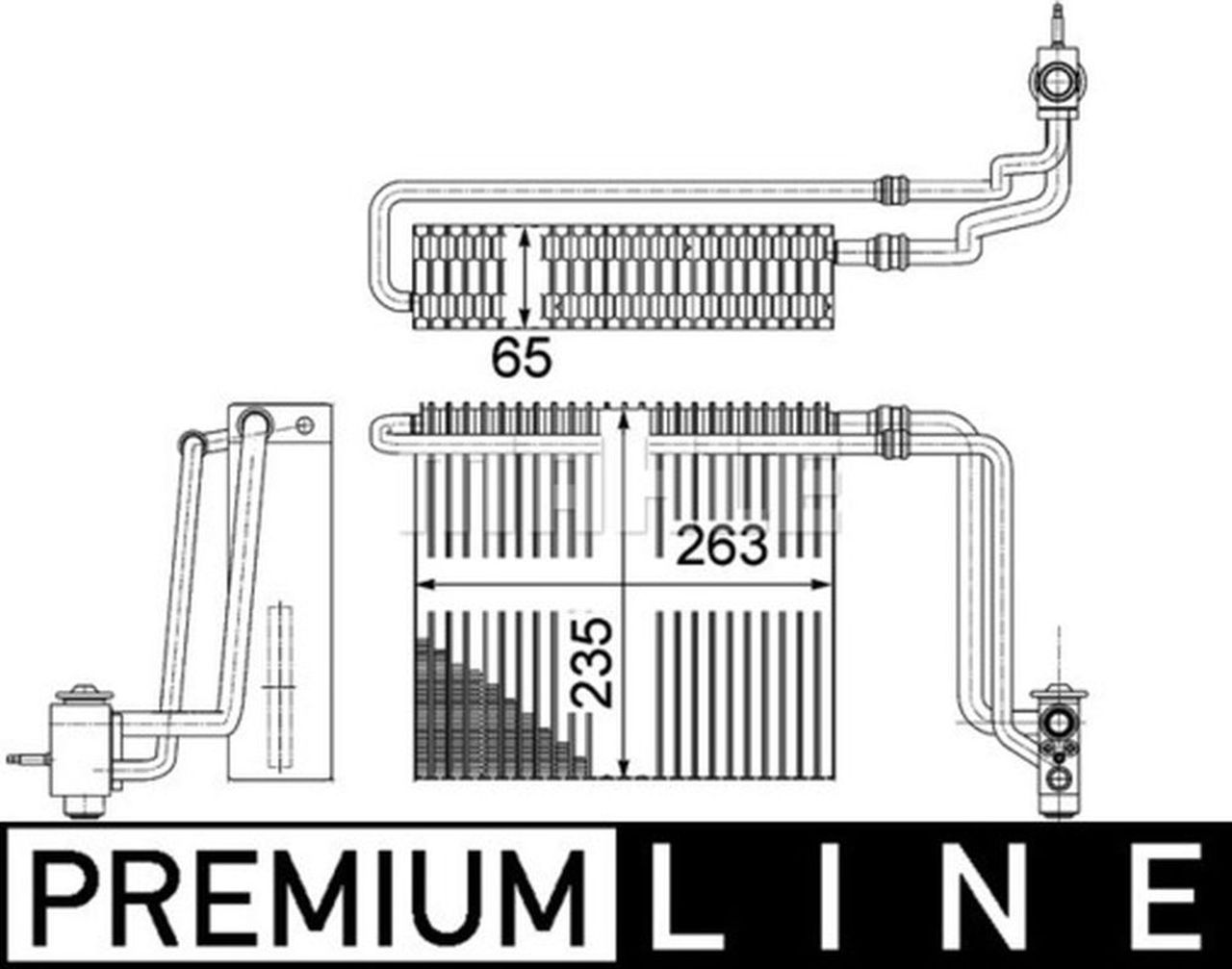 MAHLE LCV Evaporator AE107000P