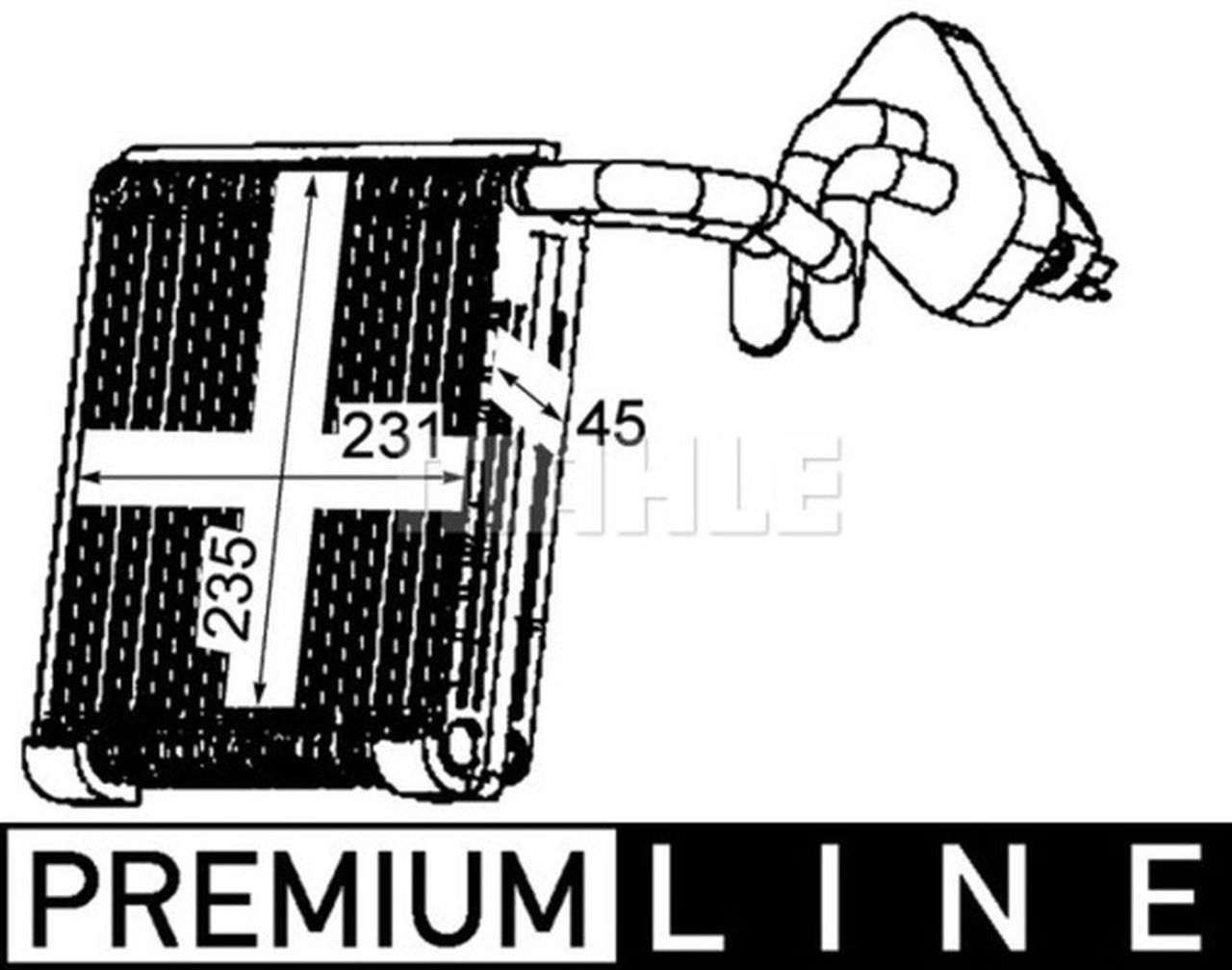 MAHLE PC Evaporator AE111000P