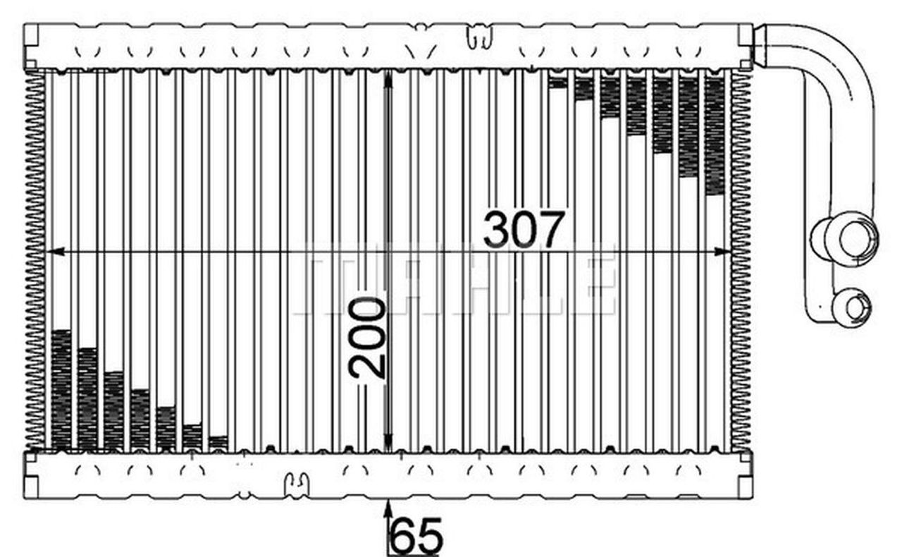MAHLE PC Evaporator AE2000P