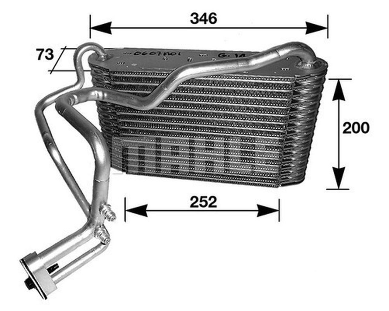 MAHLE PC Evaporator AE33000S