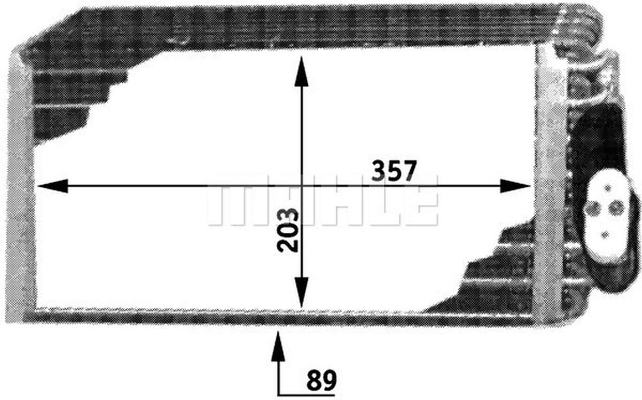 MAHLE PC Evaporator AE42000P