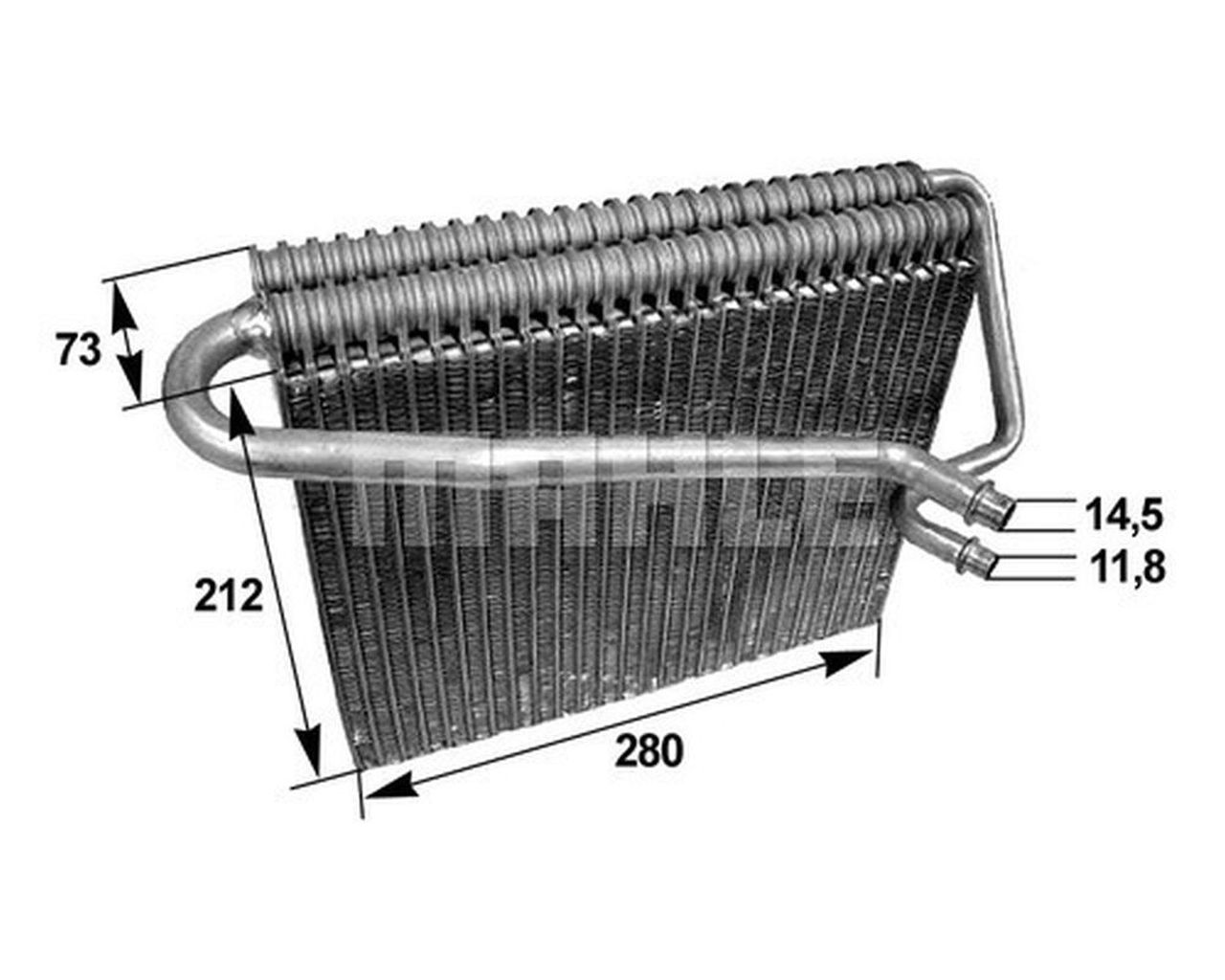 MAHLE PC Evaporator AE47000S