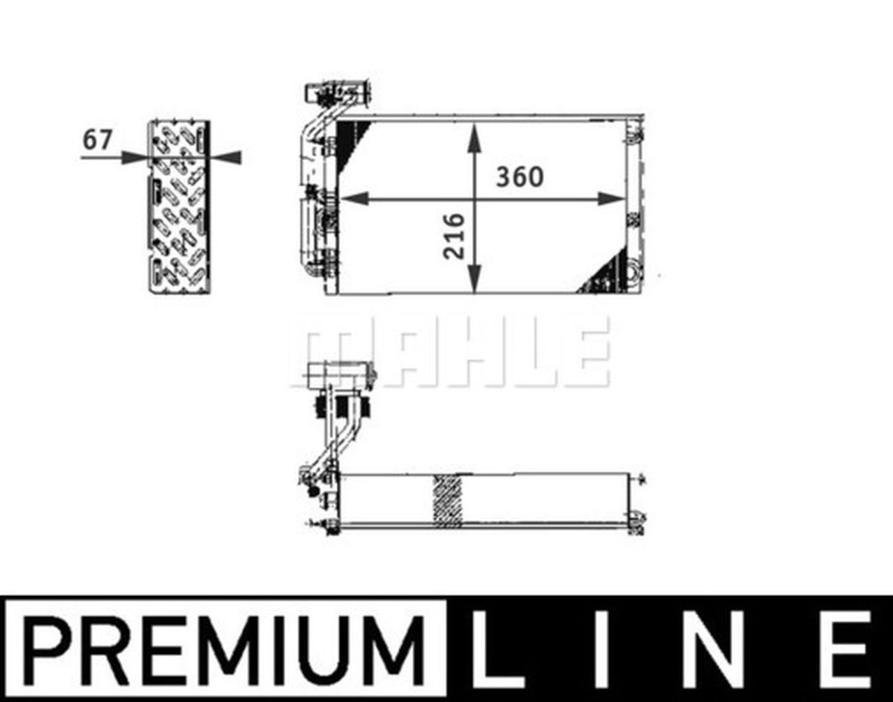 MAHLE PC Evaporator AE61000P