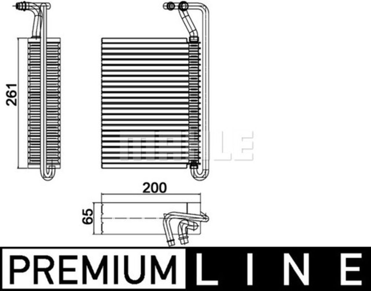 MAHLE PC Evaporator AE84000P