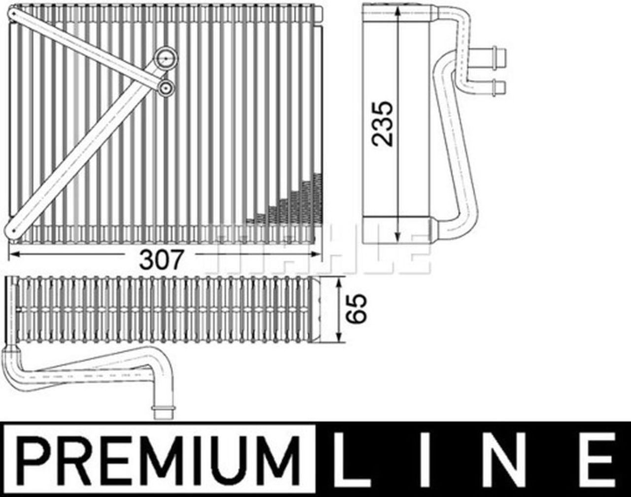 MAHLE PC Evaporator AE87000P