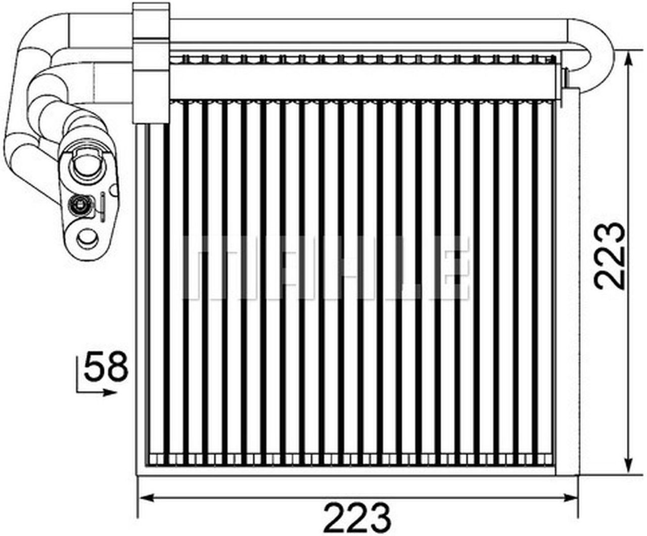 MAHLE PC Evaporator AE97000P