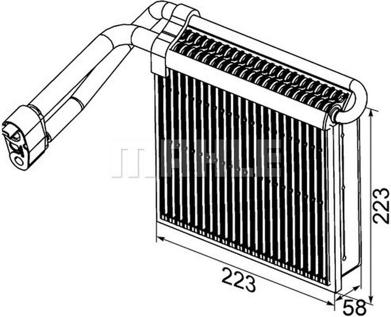 MAHLE PC Evaporator AE98000P
