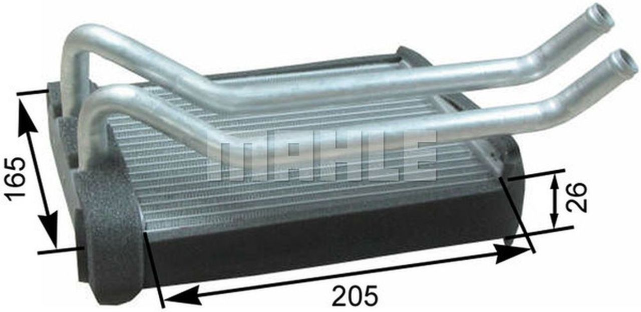 MAHLE PC Interior heat exchanger AH174000P