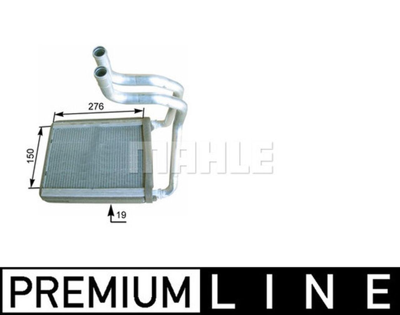 MAHLE PC Interior heat exchanger AH175000P