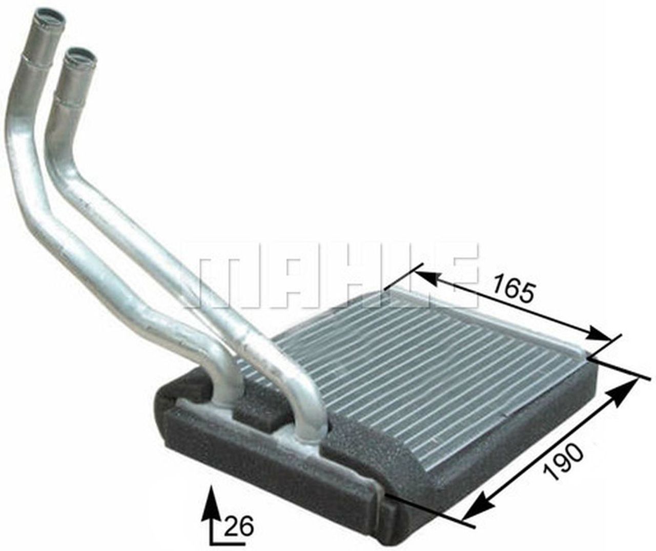 MAHLE PC Interior heat exchanger AH177000P