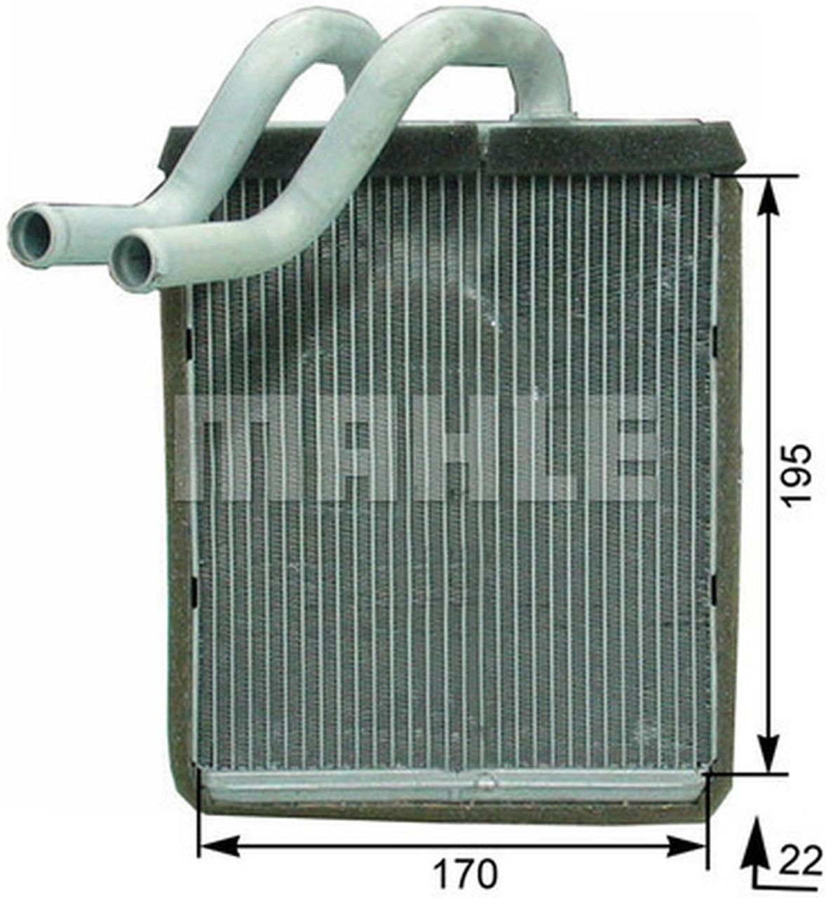 MAHLE PC Interior heat exchanger AH179000P