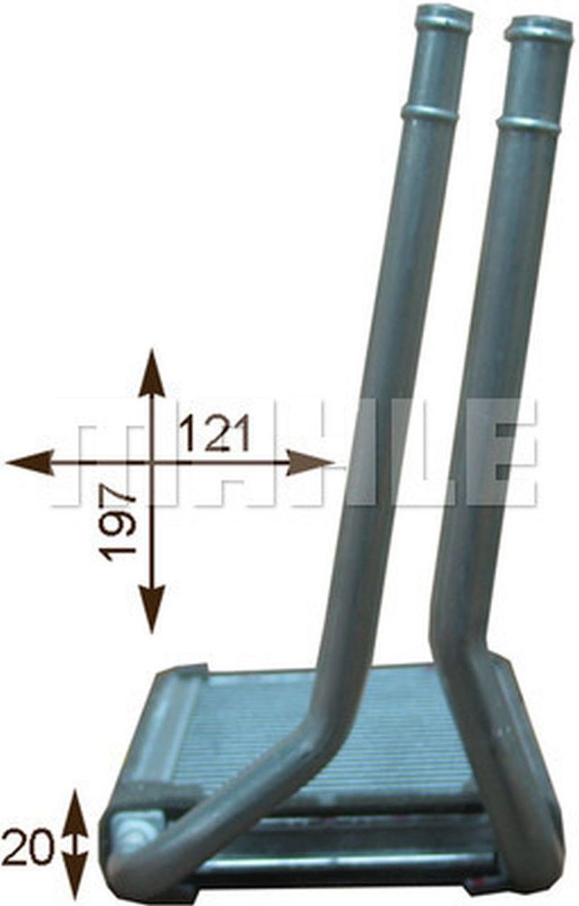 MAHLE PC Interior heat exchanger AH201000P