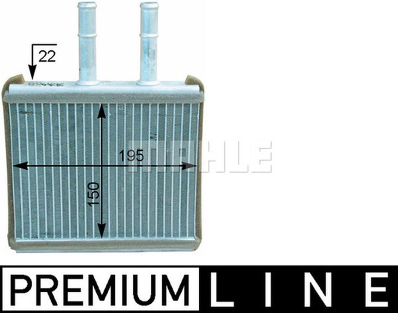 MAHLE PC Interior heat exchanger AH206000P