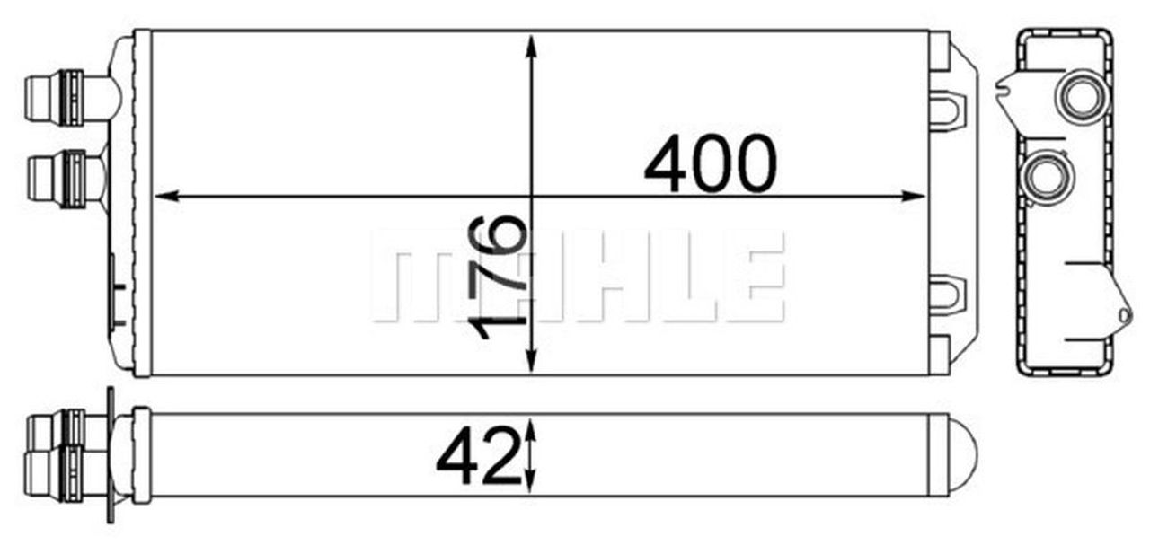 MAHLE Truck/Bus Interior heat exchanger AH249000S
