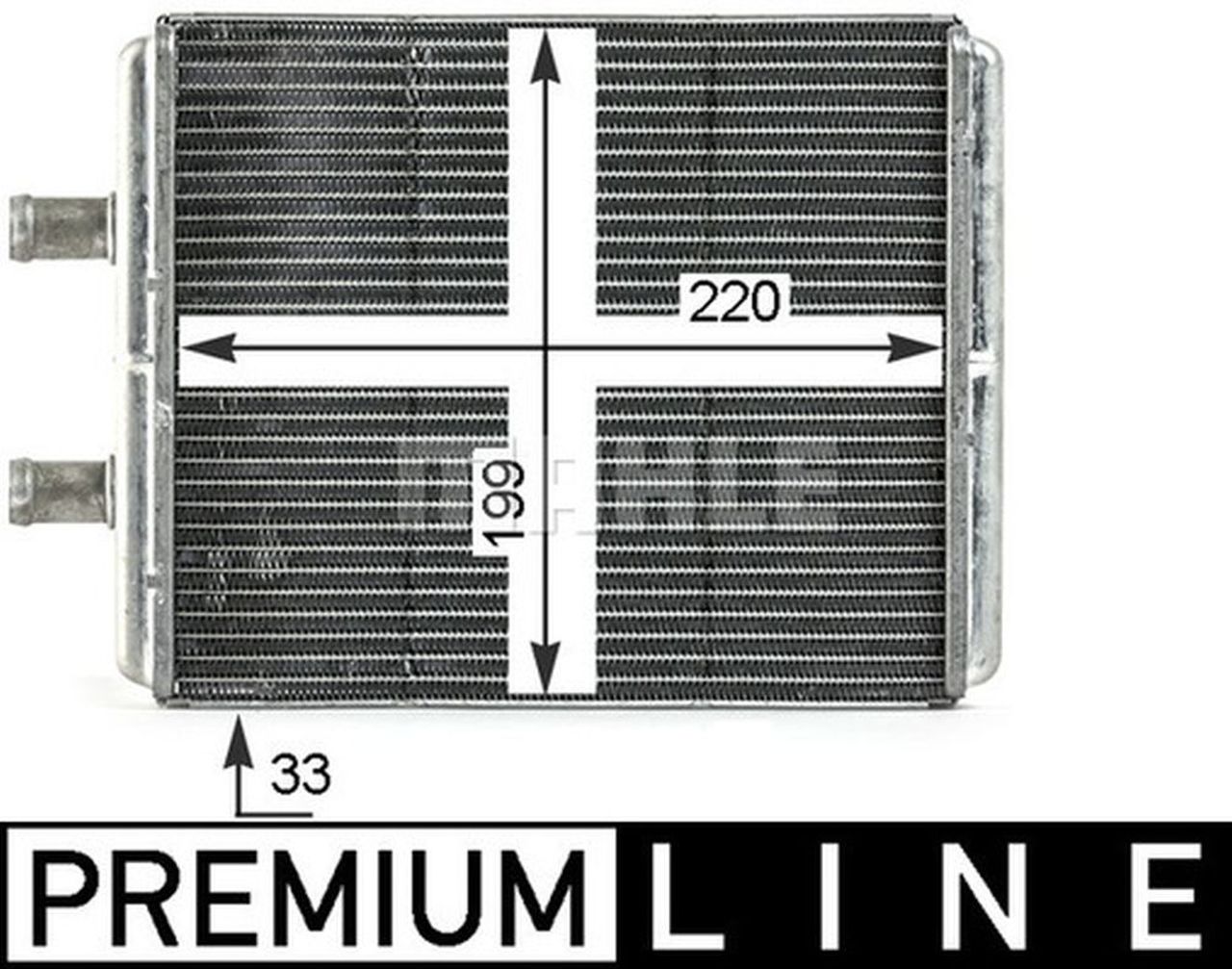MAHLE LCV Interior heat exchanger AH4000P