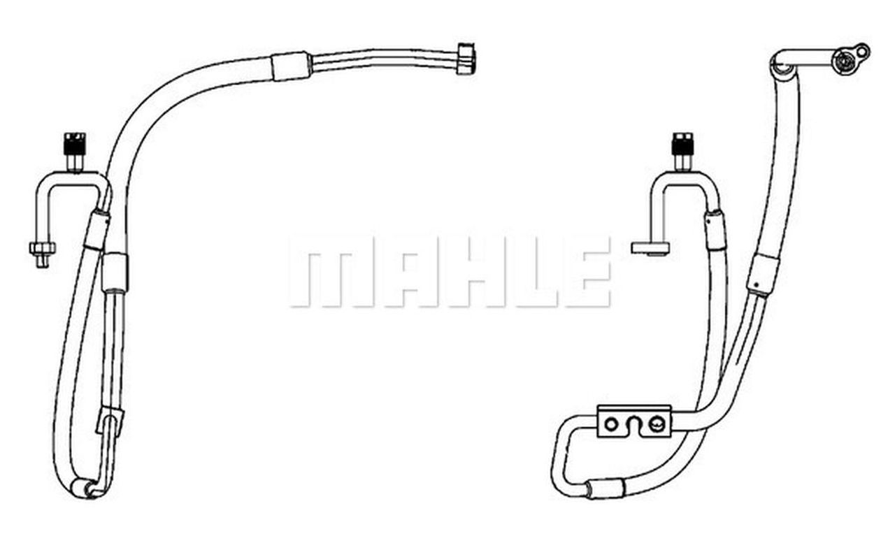 MAHLE PC Aircon pipes and hoses AP114000P
