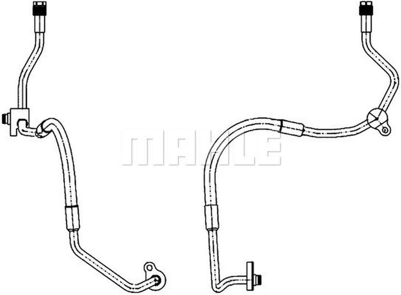 MAHLE PC Aircon pipes and hoses AP119000P