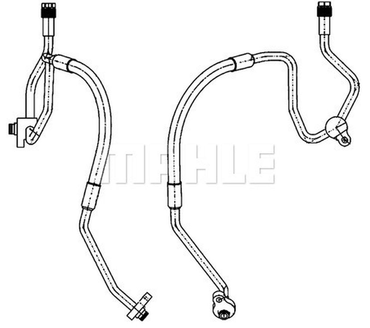 MAHLE PC Aircon pipes and hoses AP120000P