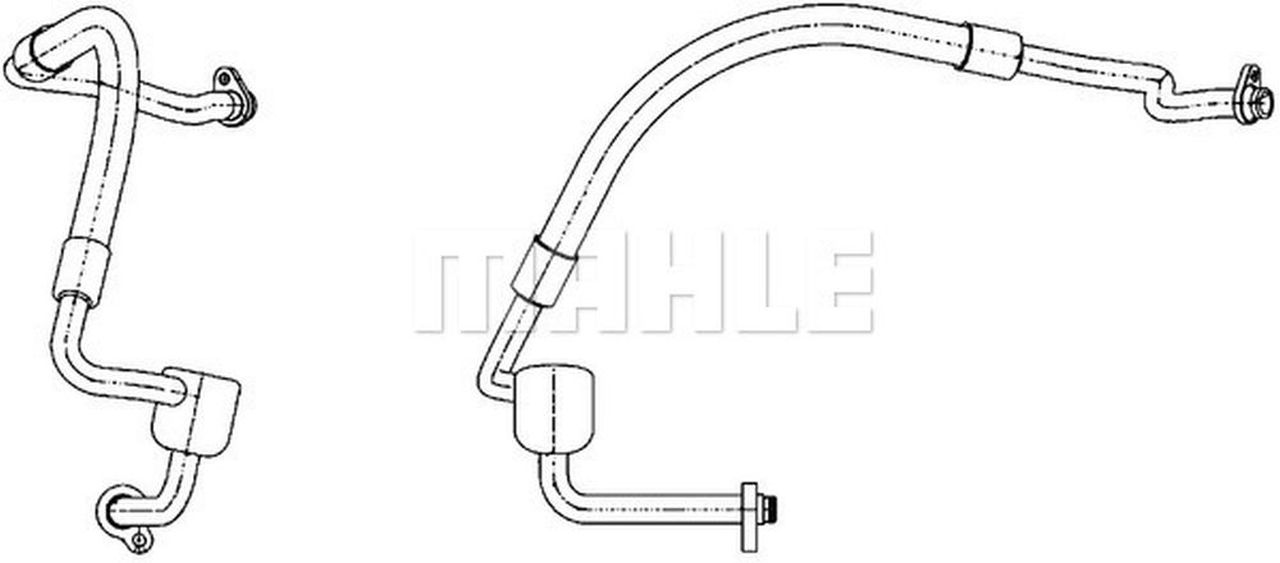 MAHLE PC Aircon pipes and hoses AP124000P