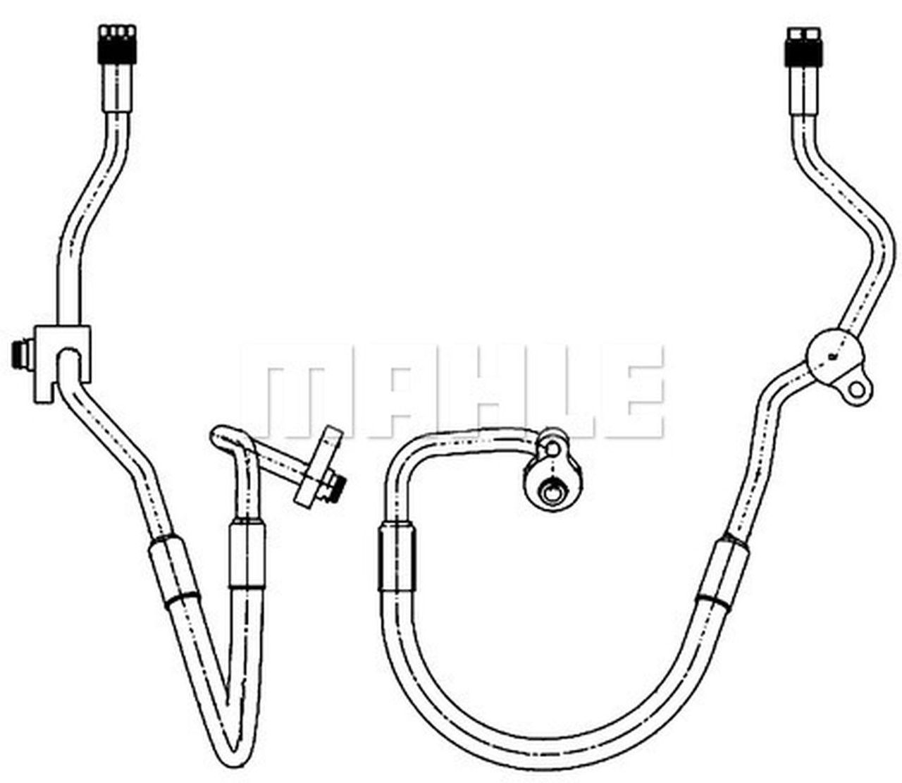 MAHLE PC Aircon pipes and hoses AP128000P