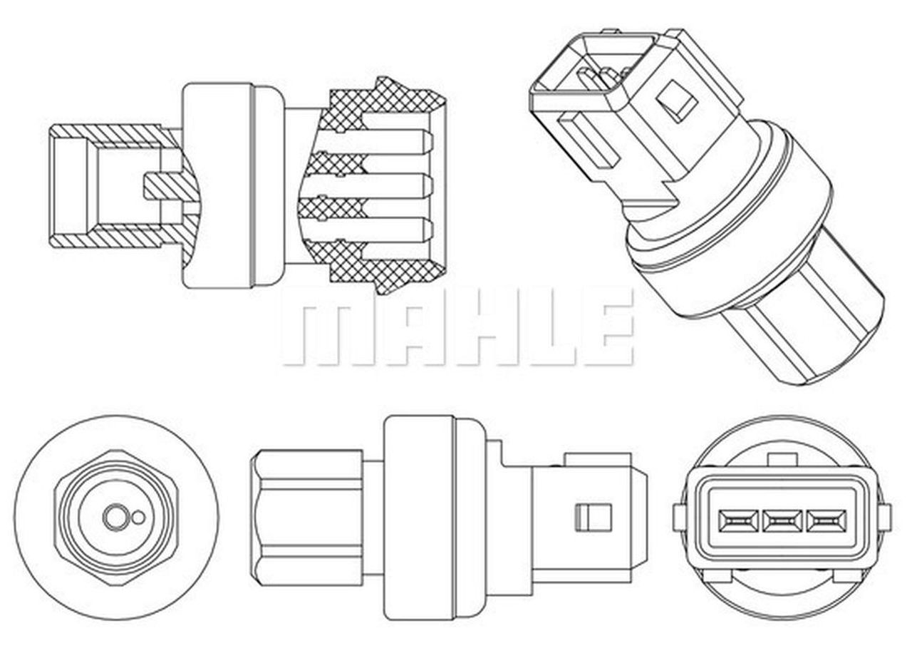 MAHLE PC Aircon sensor ASE14000P