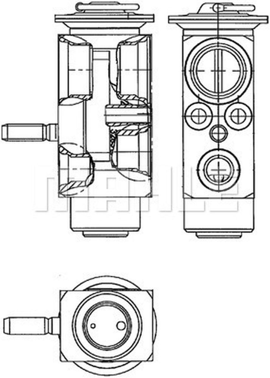 MAHLE PC Expansion valve and orifice tube AVE114000P