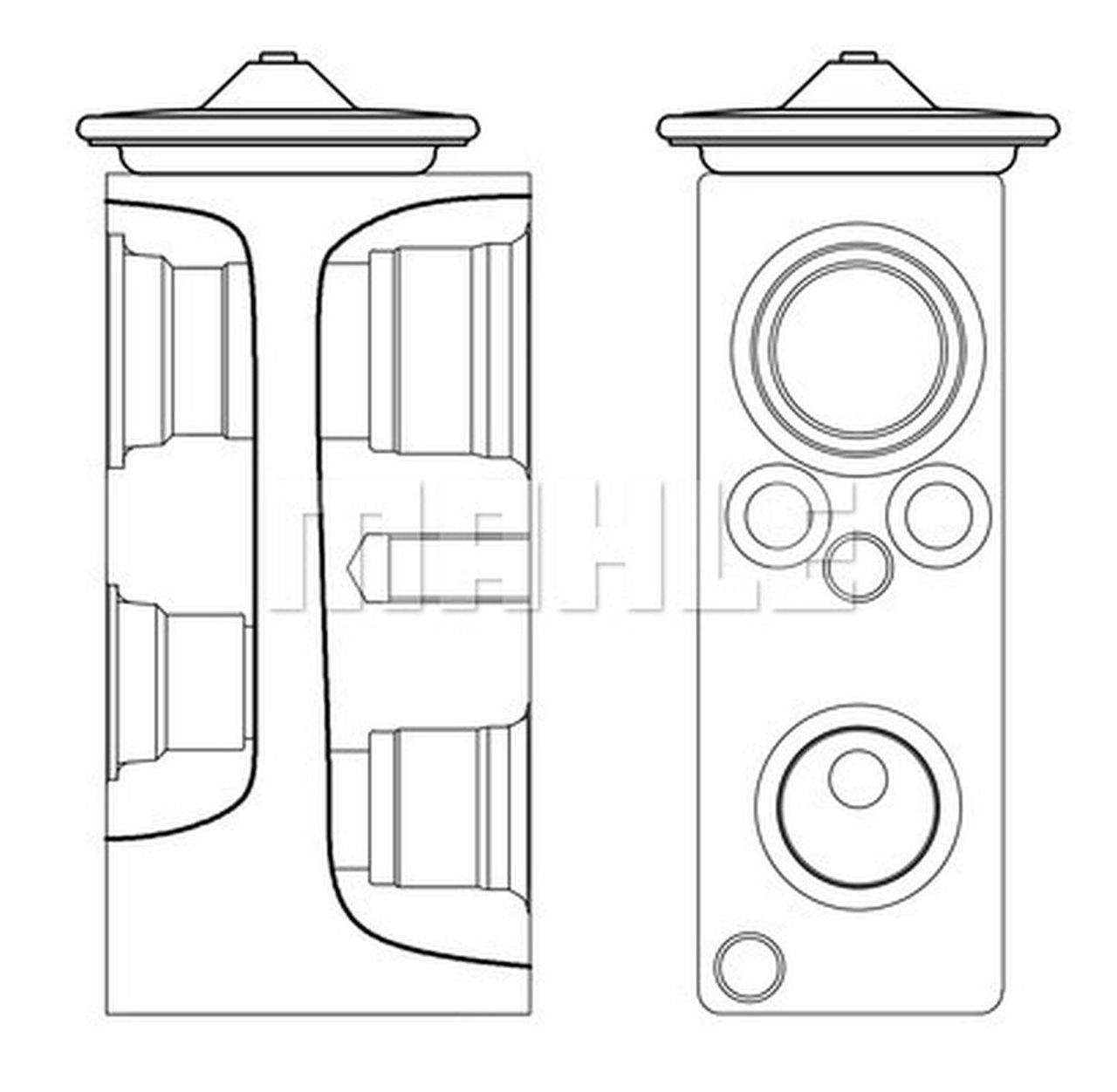 MAHLE PC Expansion valve and orifice tube AVE3000S