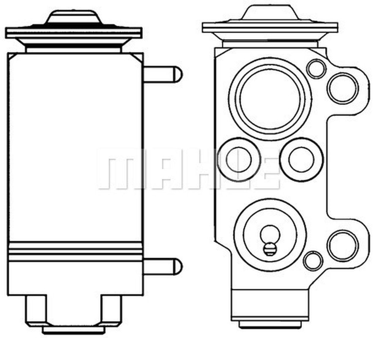 MAHLE PC Expansion valve and orifice tube AVE56000P