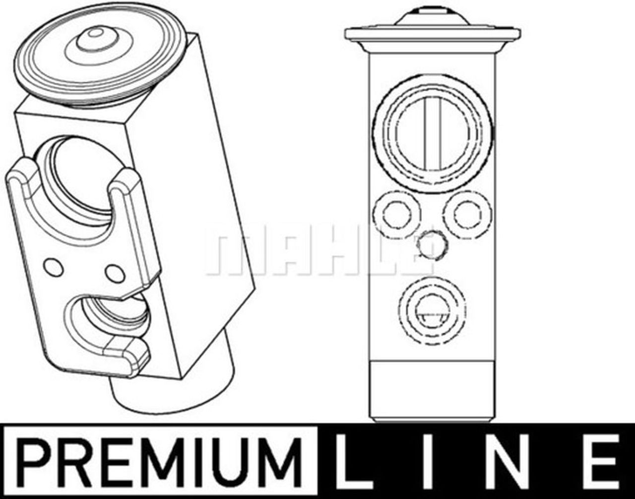 MAHLE Truck/Bus Expansion valve and orifice tube AVE72000P