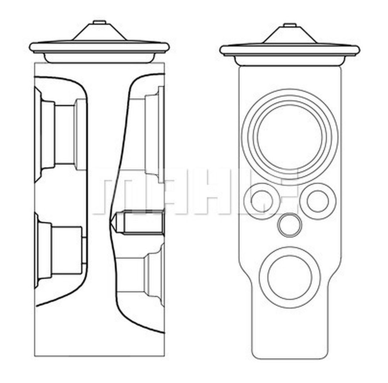 MAHLE PC Expansion valve and orifice tube AVE7000S