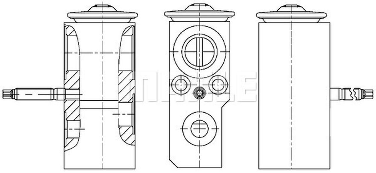 MAHLE PC Expansion valve and orifice tube AVE82000P