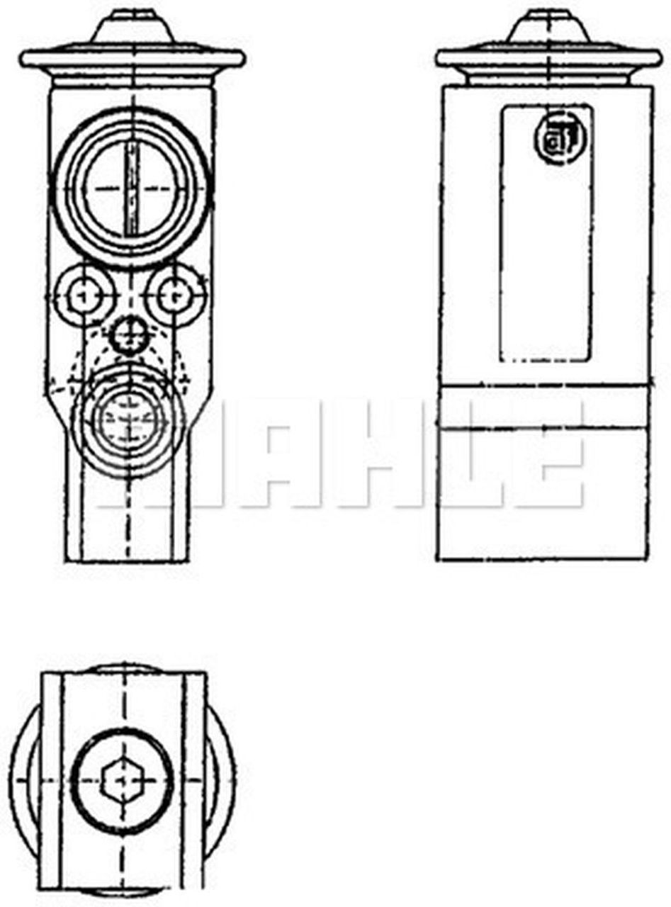 MAHLE PC Expansion valve and orifice tube AVE90000P