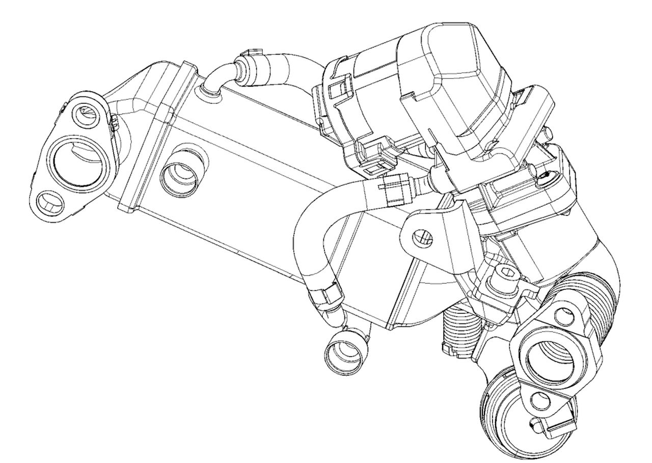 MAHLE PC Exhaust gas recirculation cooler (EGR-cooler) CE10000P