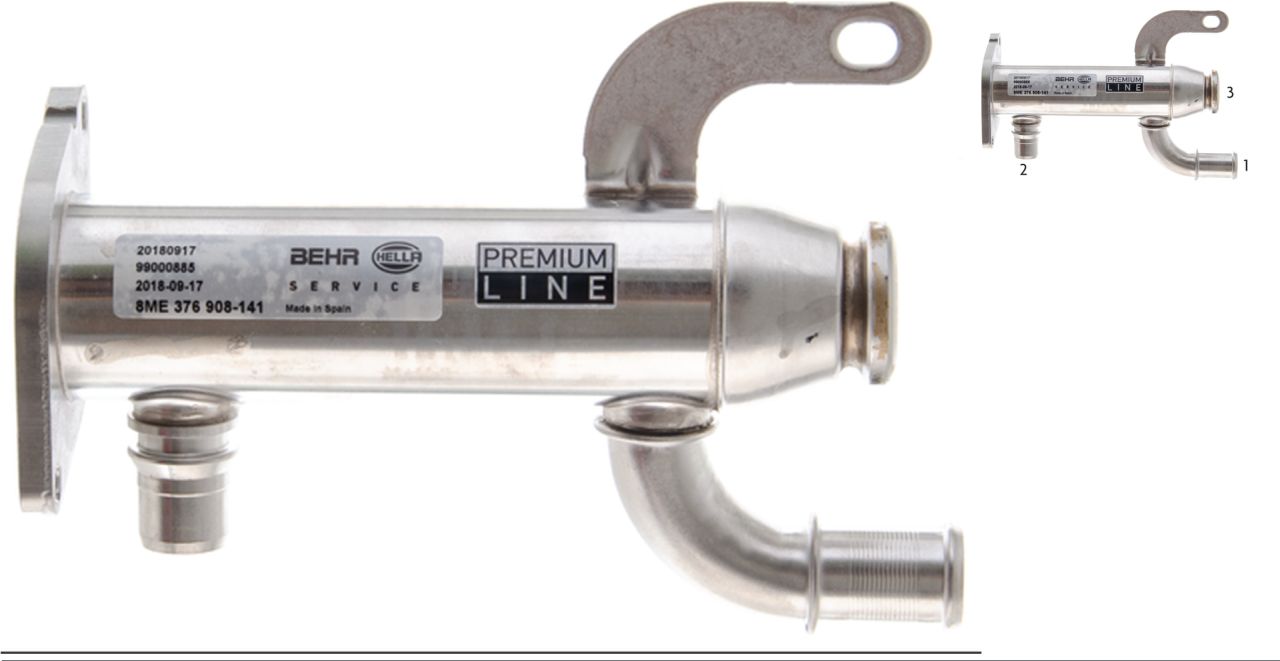 MAHLE PC Exhaust gas recirculation cooler (EGR-cooler) CE34000P