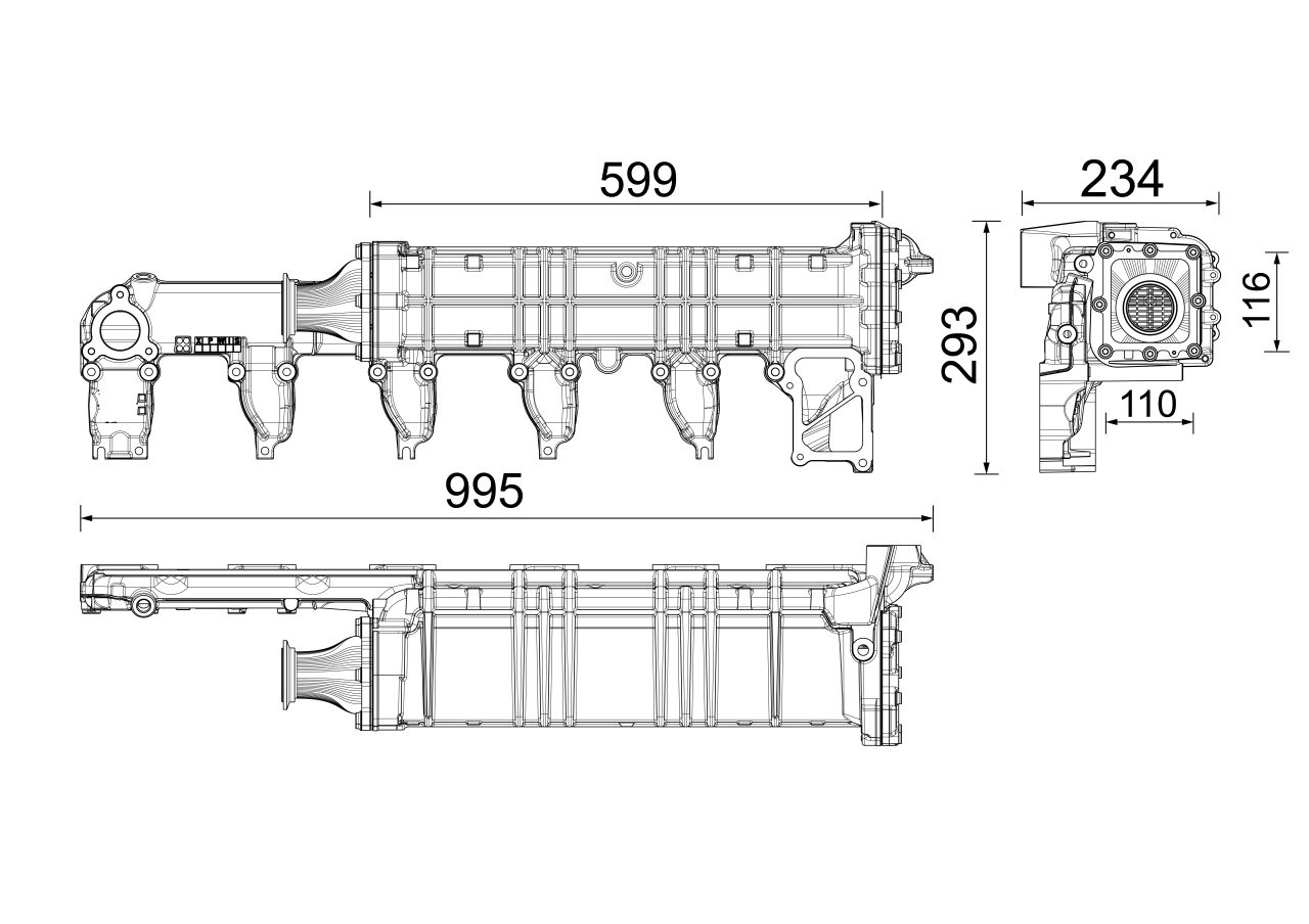 MAHLE Premium Line EGR Cooler CE37000P