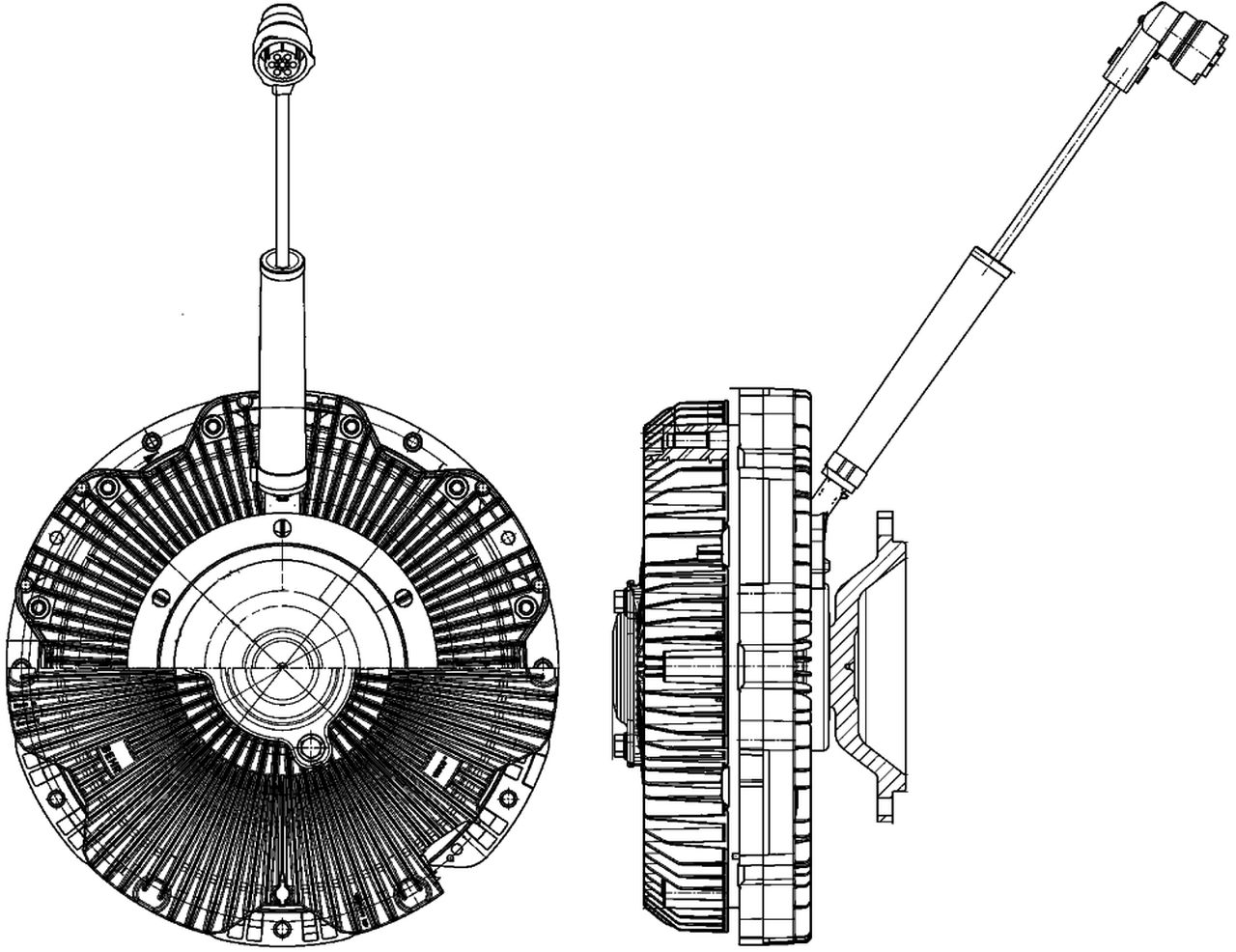 MAHLE Truck/Bus Radiator fan clutch CFC172000P