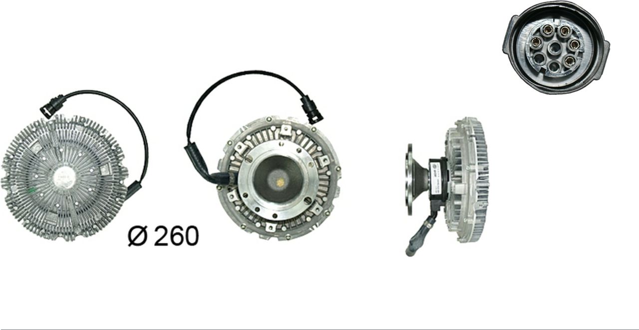 MAHLE Truck/Bus Radiator fan clutch CFC19000P