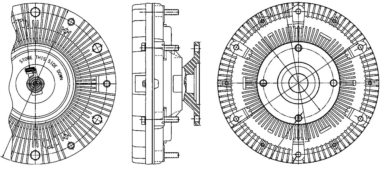MAHLE Truck/Bus Radiator fan clutch CFC201000P