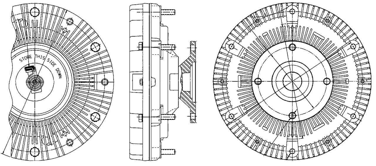 MAHLE Truck/Bus Radiator fan clutch CFC201000P